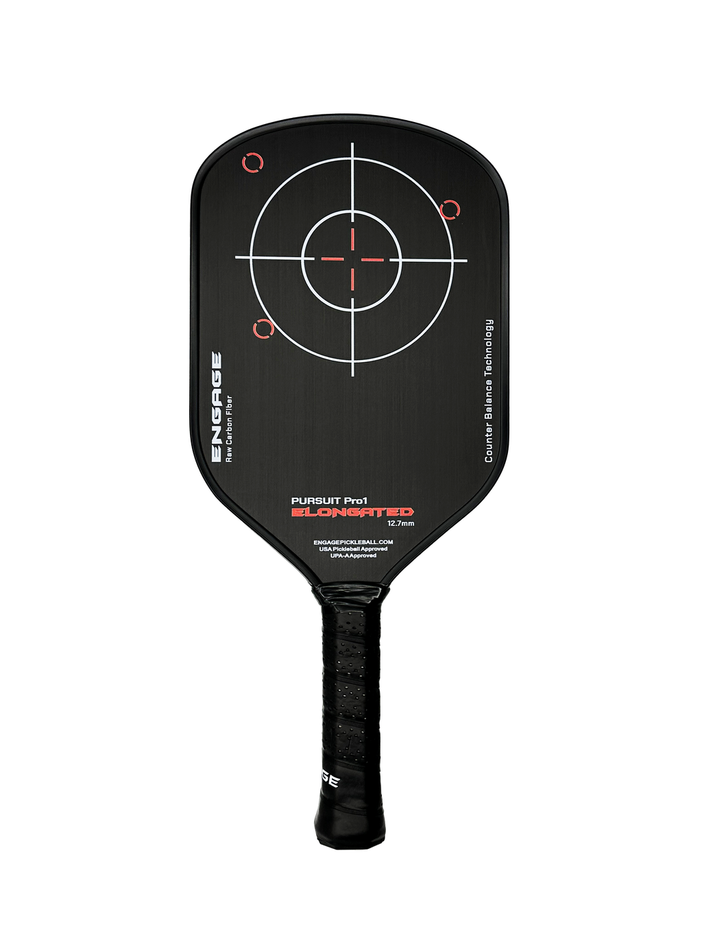 NEW GRAPHIC. Pursuit Pro1 Elongated 12.7 Power Series | Raw Carbon Fiber