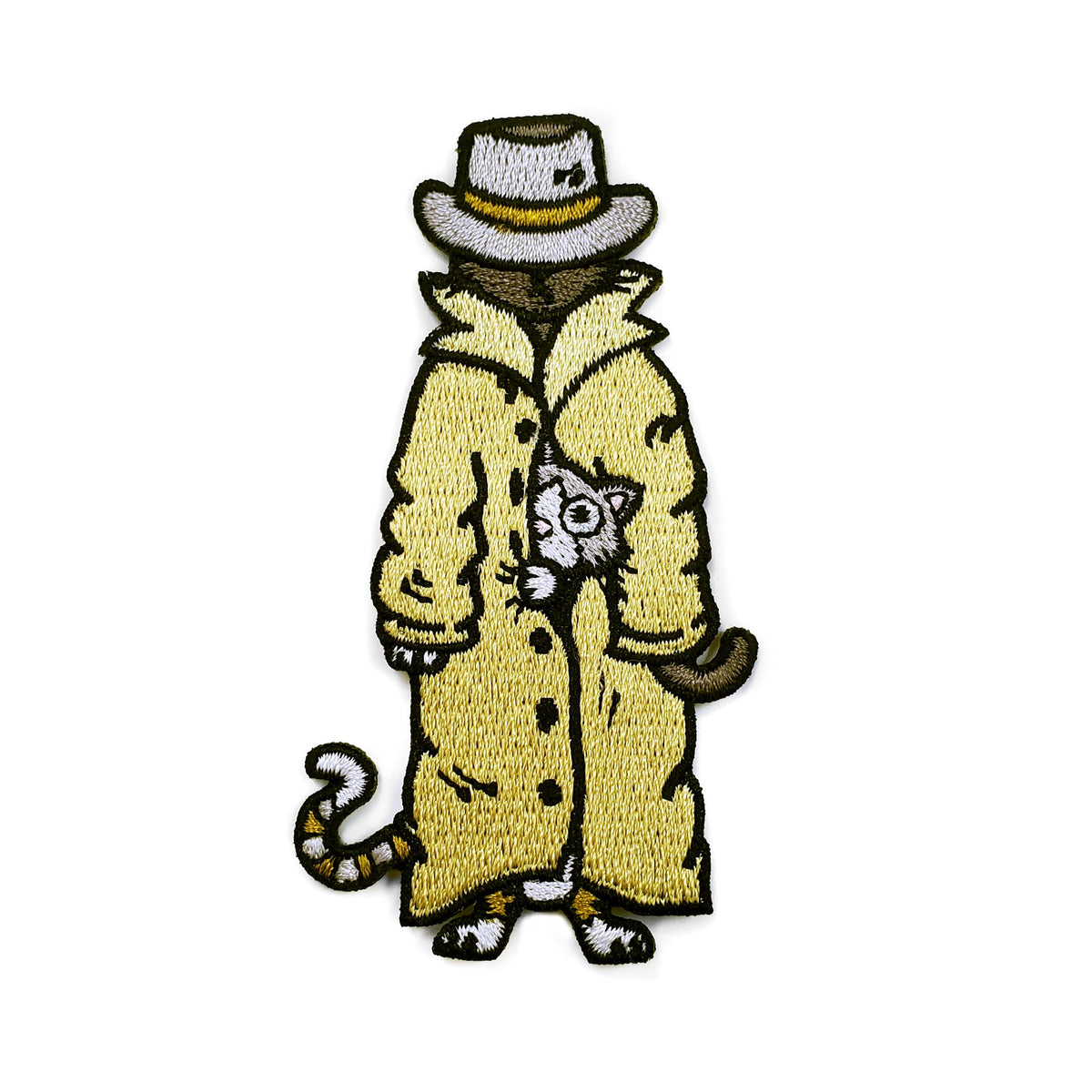 Trench Coat Cats Patch