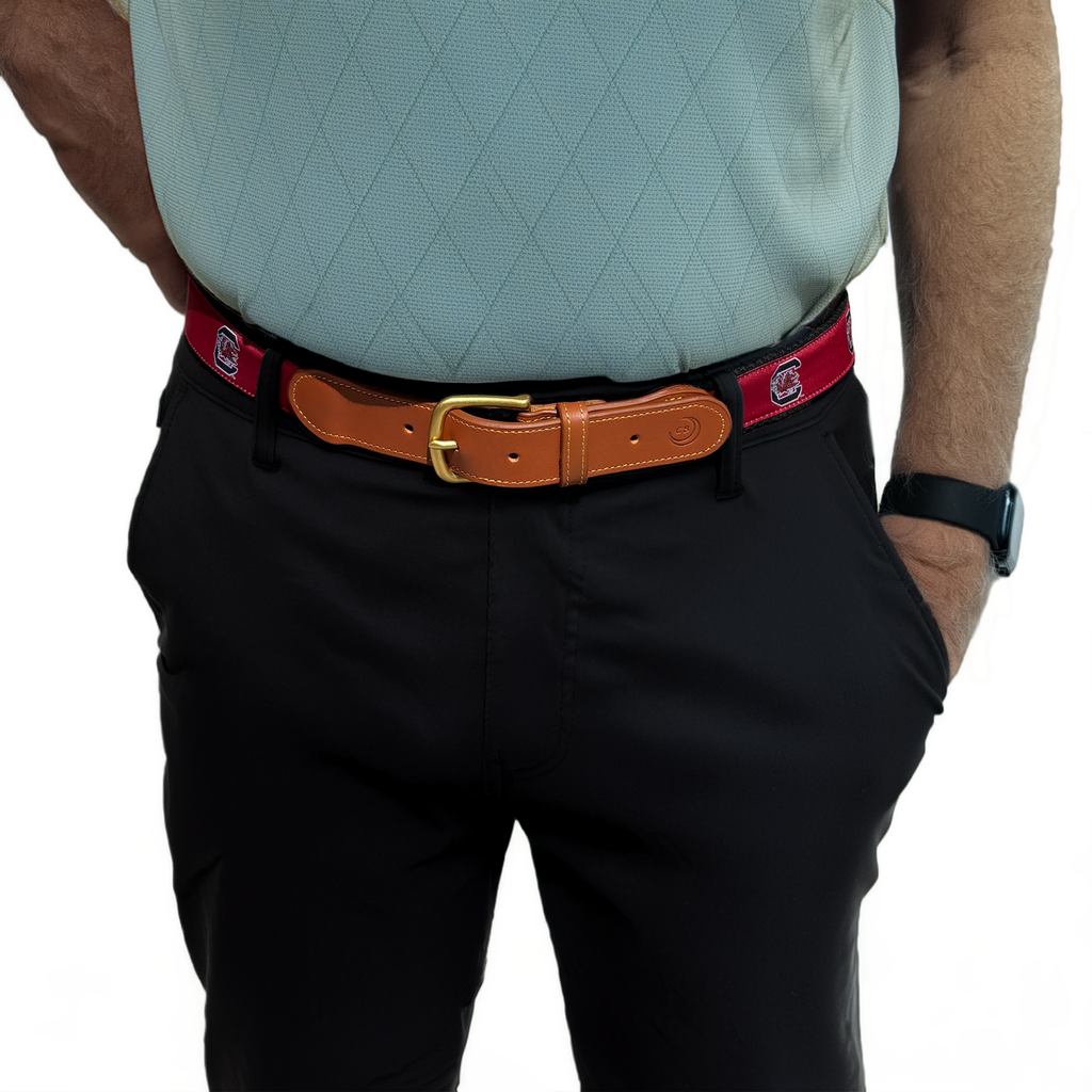 University of South Carolina (USC) Gamecocks All-Occasion Logo Canvas Belt