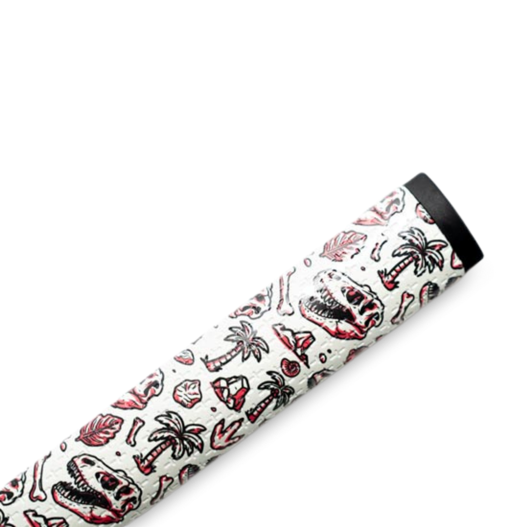 Fossil Fairways Putter Grip | Midsize | Premium PU Material | Stable Feel | Golf | T-Rex Dinosaur