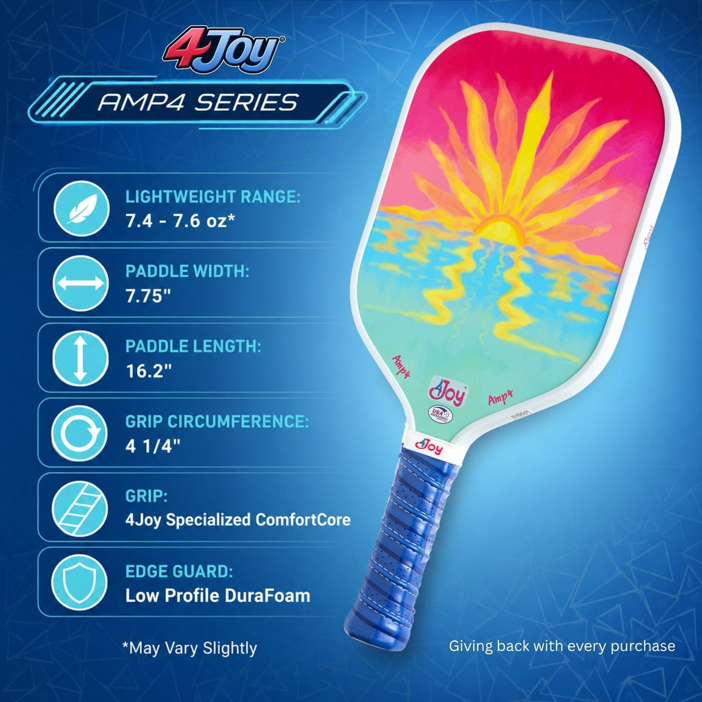 AMP4 Pickleball Paddle - Sunset