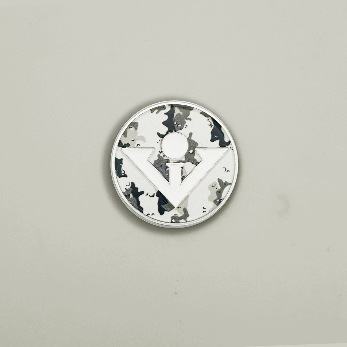 Arctic Camo Golf Ball Marker