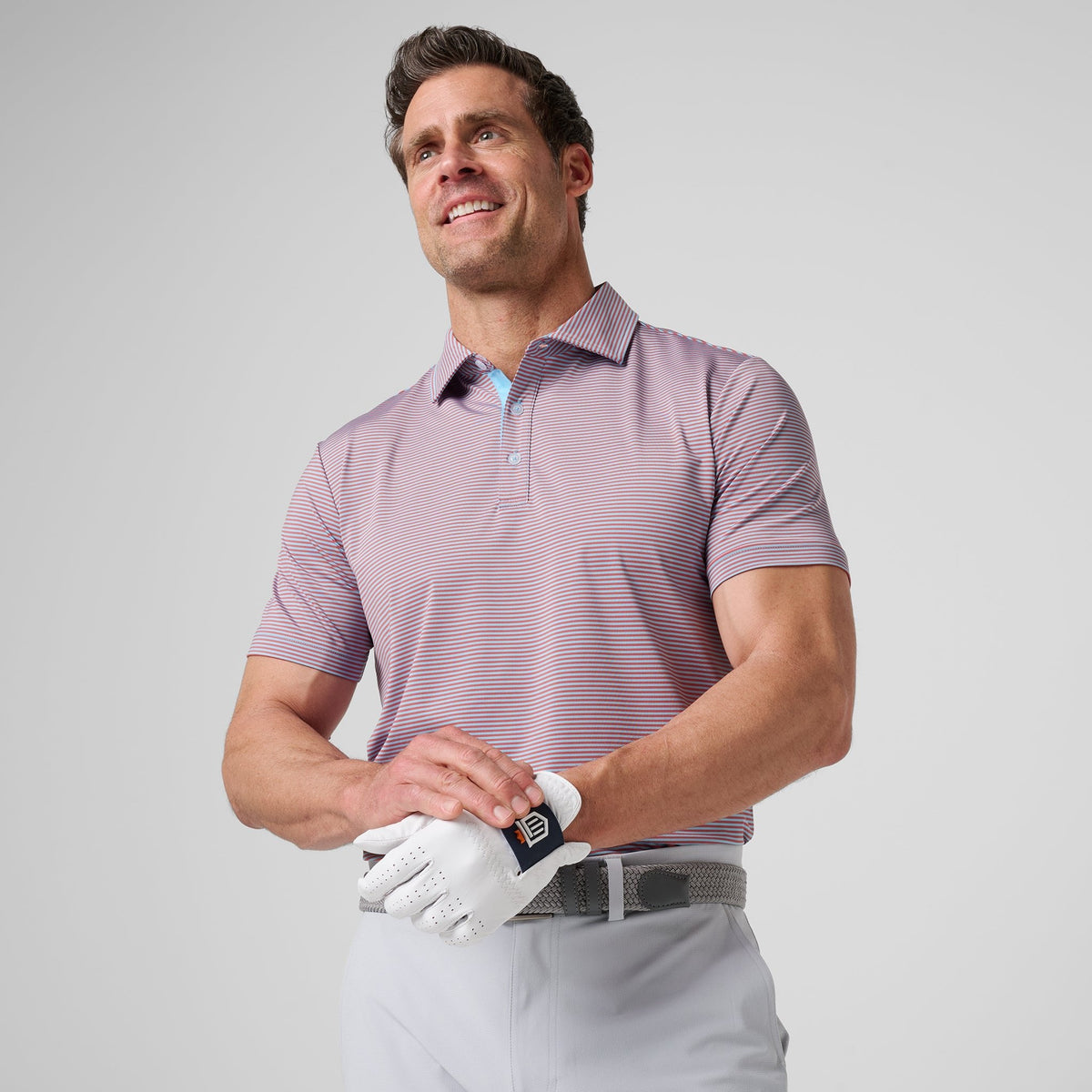 Athletic Tech Stripe Polo