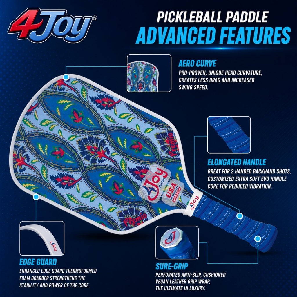 Damask 4Joy Pickleball Paddle Premio Series