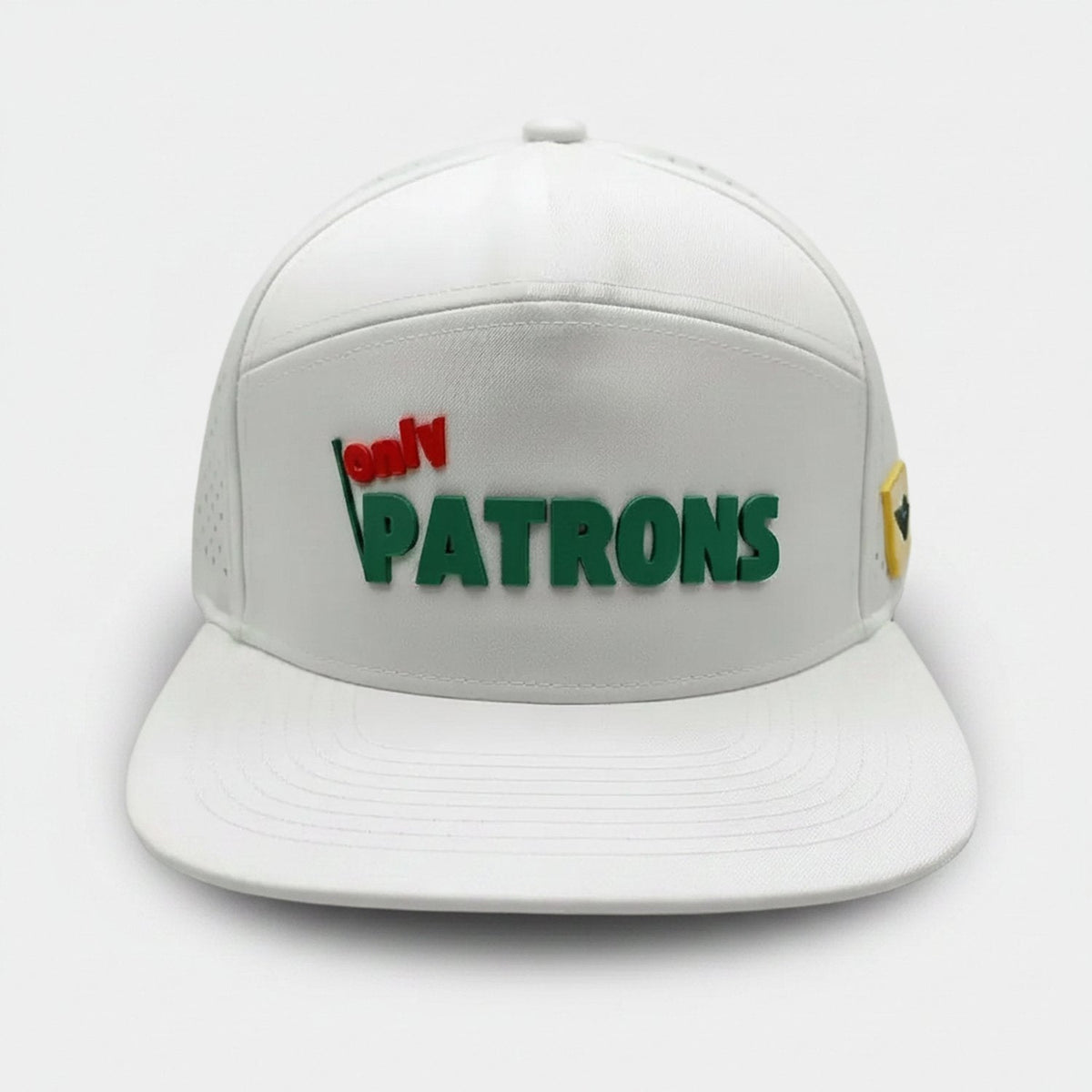 Flat Bill 6 Panel Golf Hat