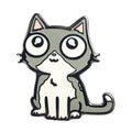 Gray Cat Golf Ball Marker