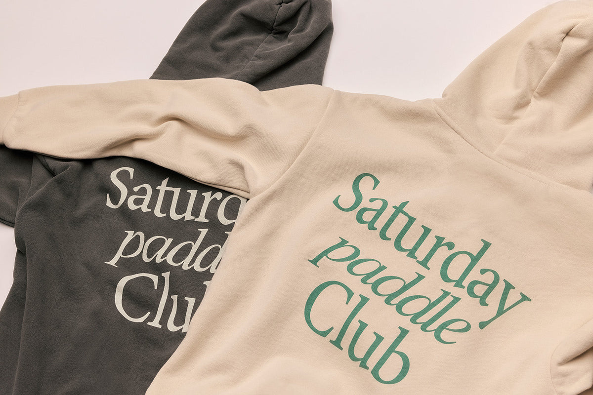 KTCHN Saturday Paddle Club Pickleball Hoodie (Vintage Black)