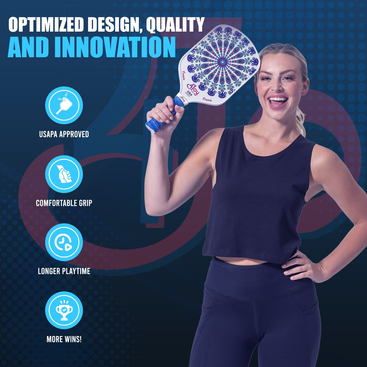 Fitz 4Joy Pickleball Paddle Premio Series