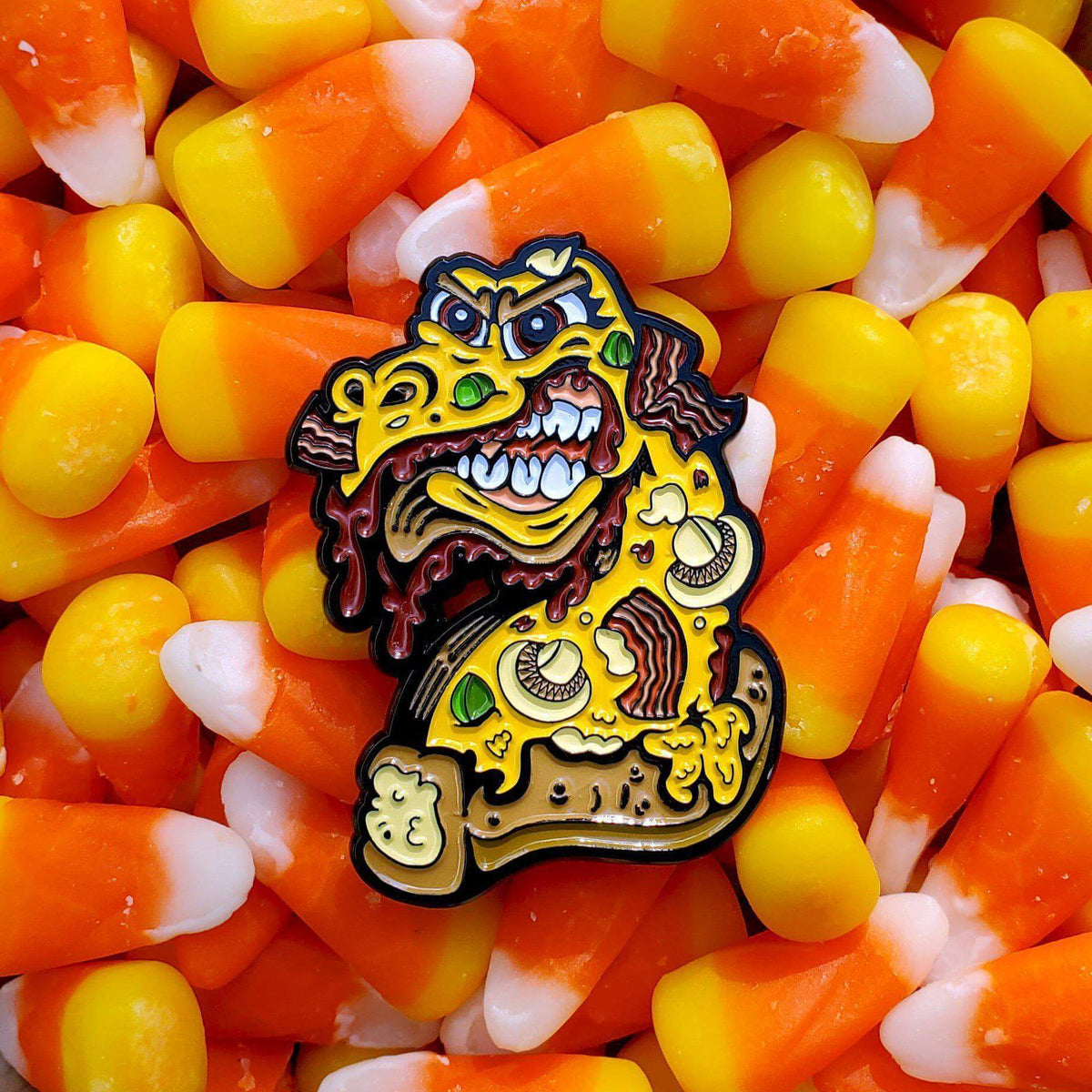 Pizza Monster Pin