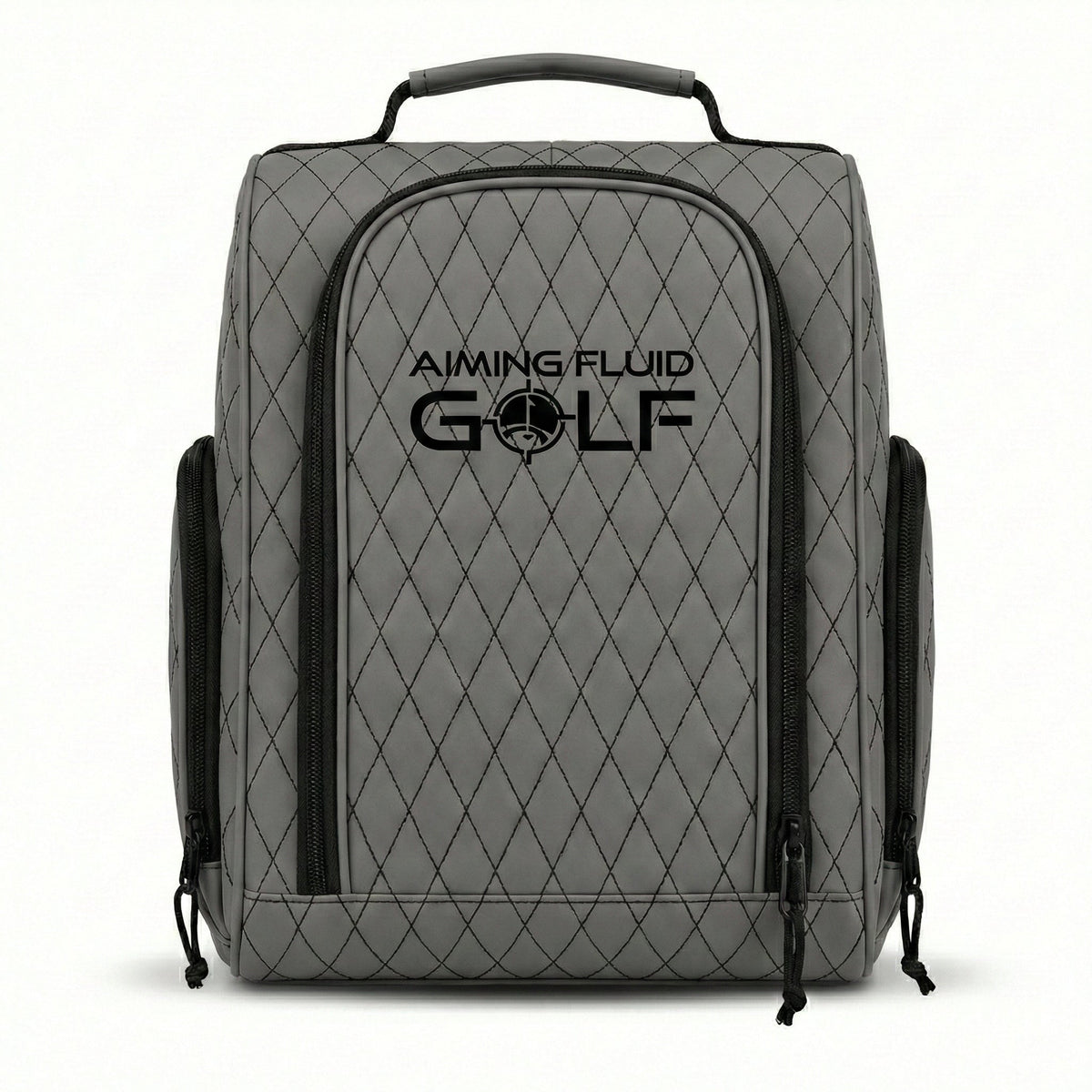 Premium Golf Shoe Bag – Vented Synthetic Leather Shoe Storage