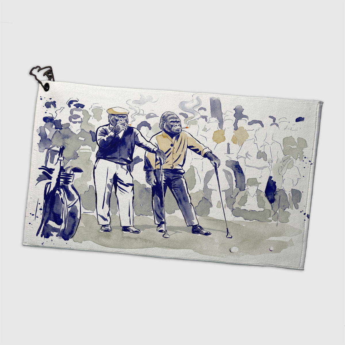 Real Men Smoke Golf Towel