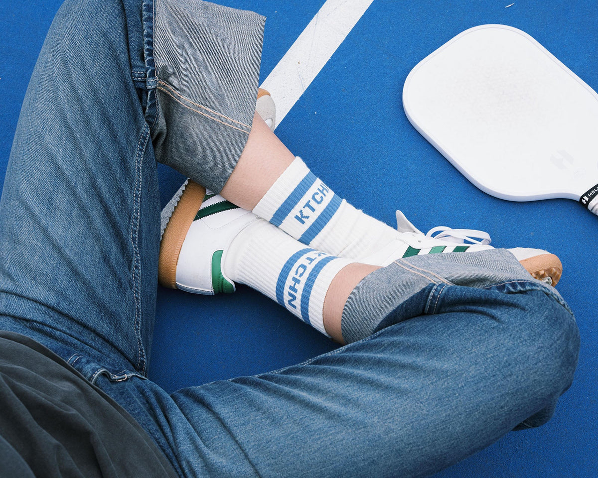 Retro Revival KTCHN Socks (Blue)
