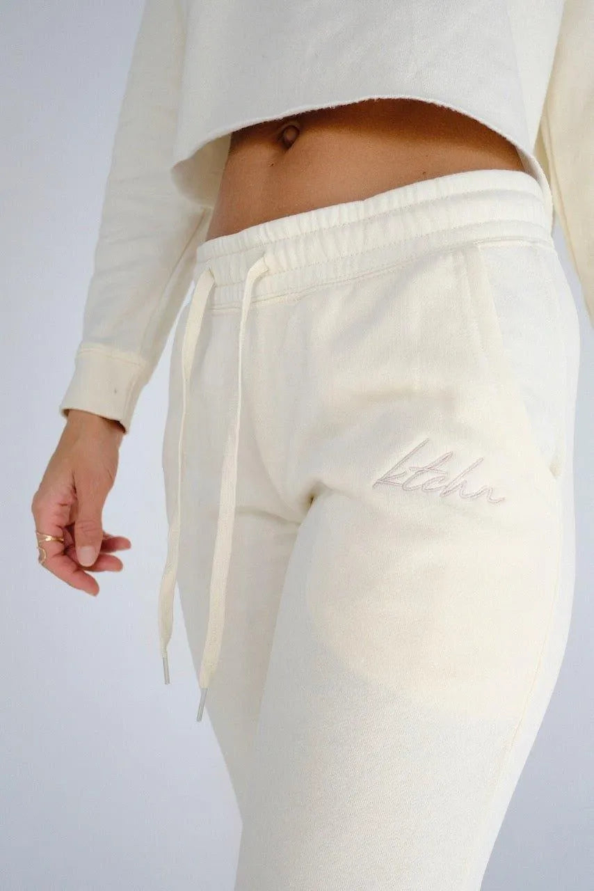 Signature KTCHN Sweat Pant Ivory (Women's)