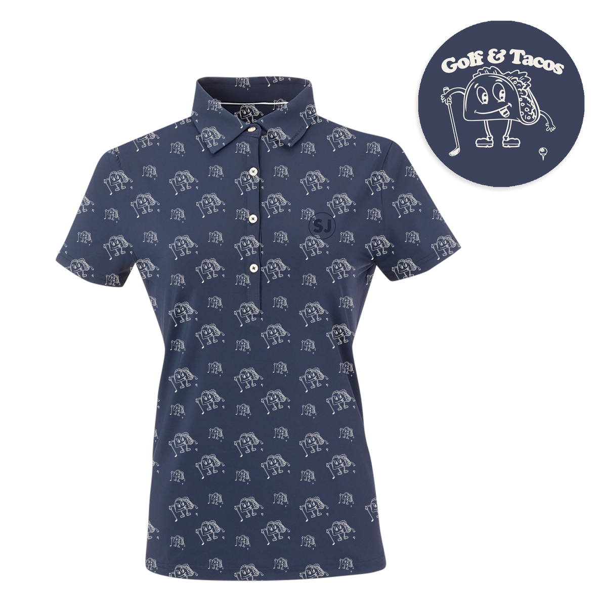 Golf & Tacos Women's Polo - Final Sale