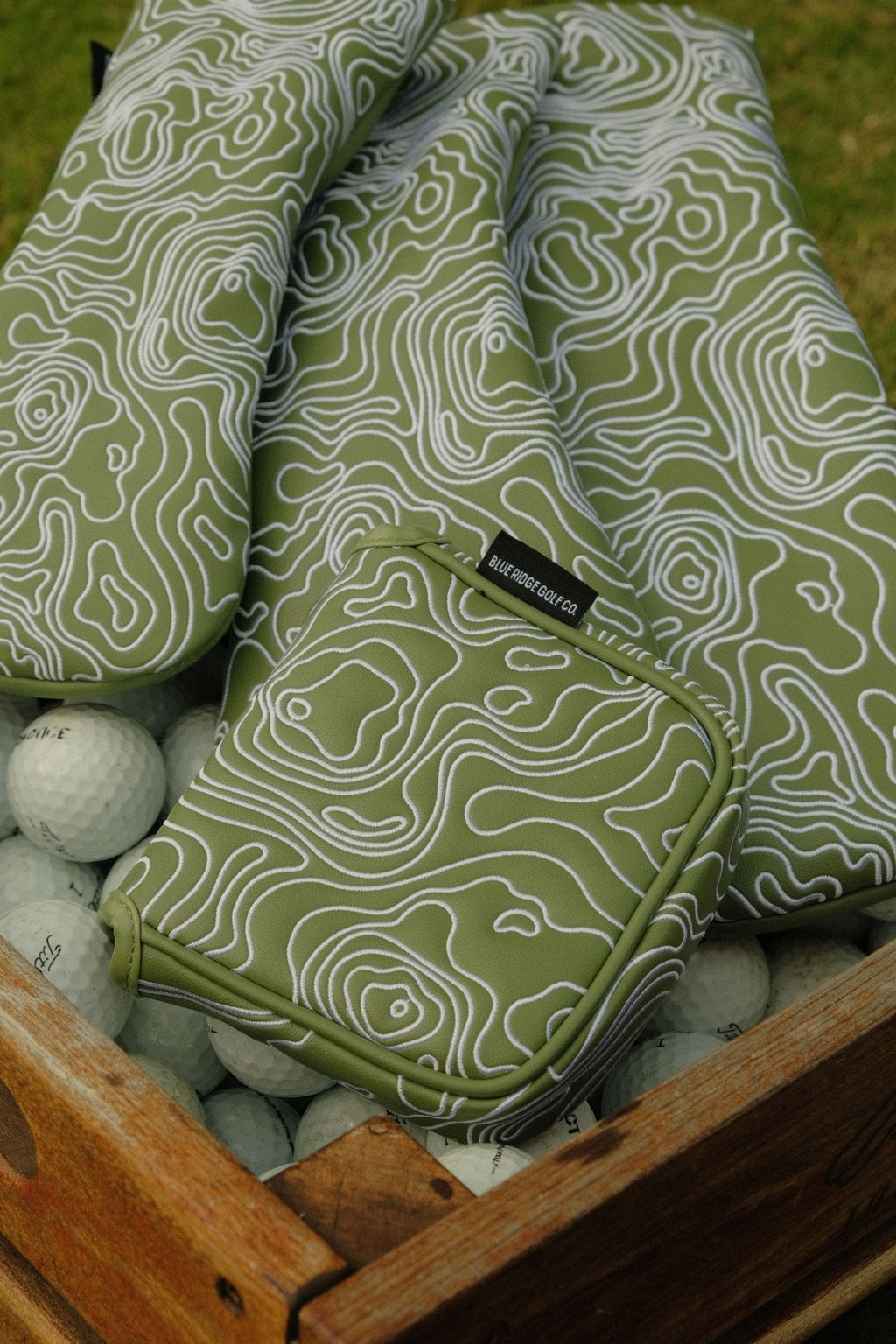 Topographic Edition - Fairway Green / Embroidered Pure White