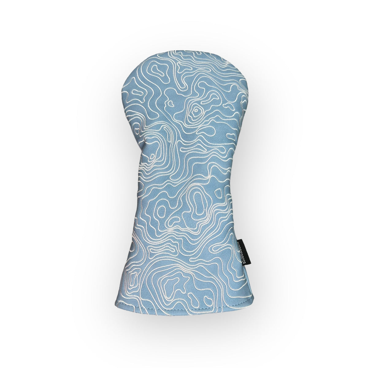 Topographic Edition - Carolina Blue / Embroidered Pure White