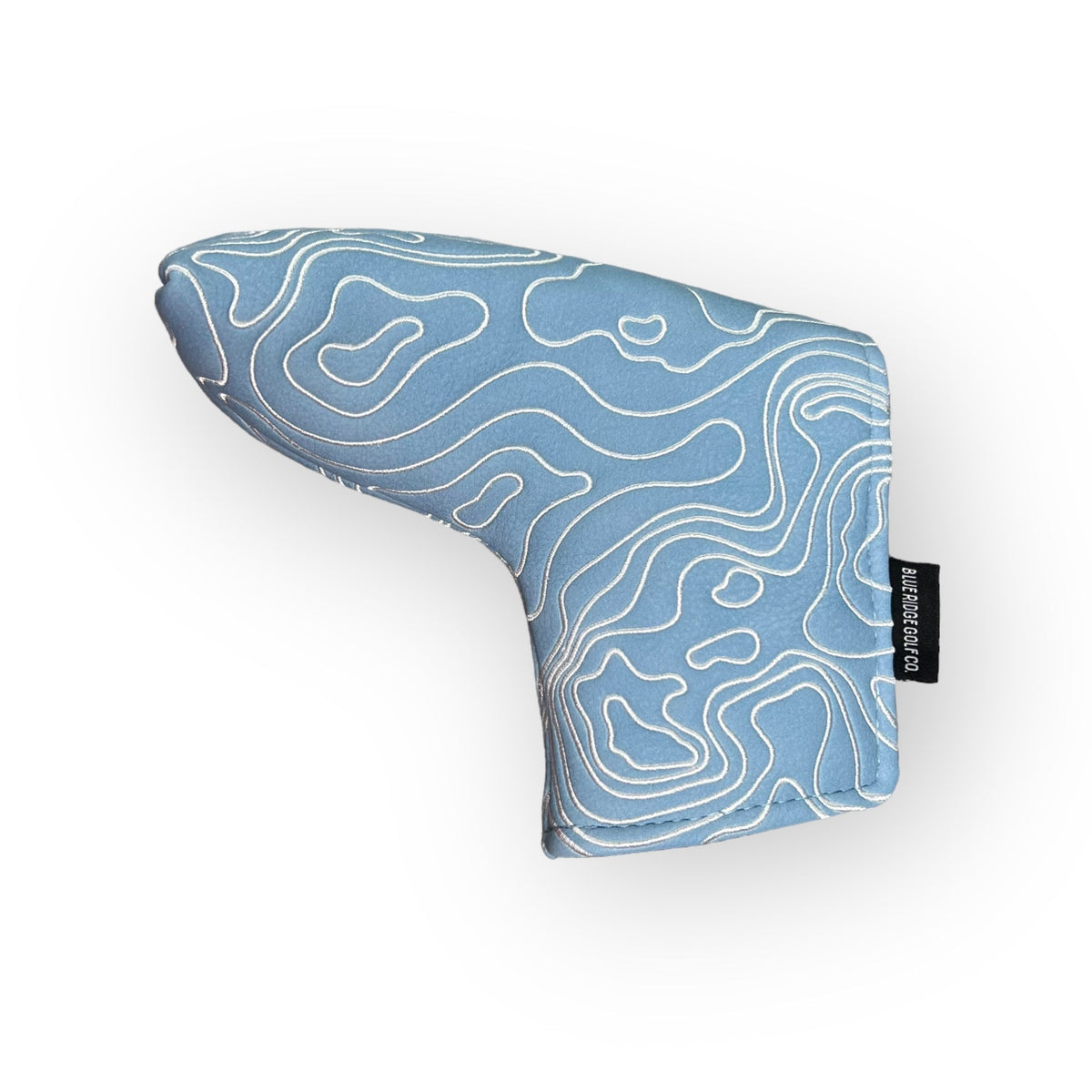 Topographic Edition - Carolina Blue / Embroidered Pure White