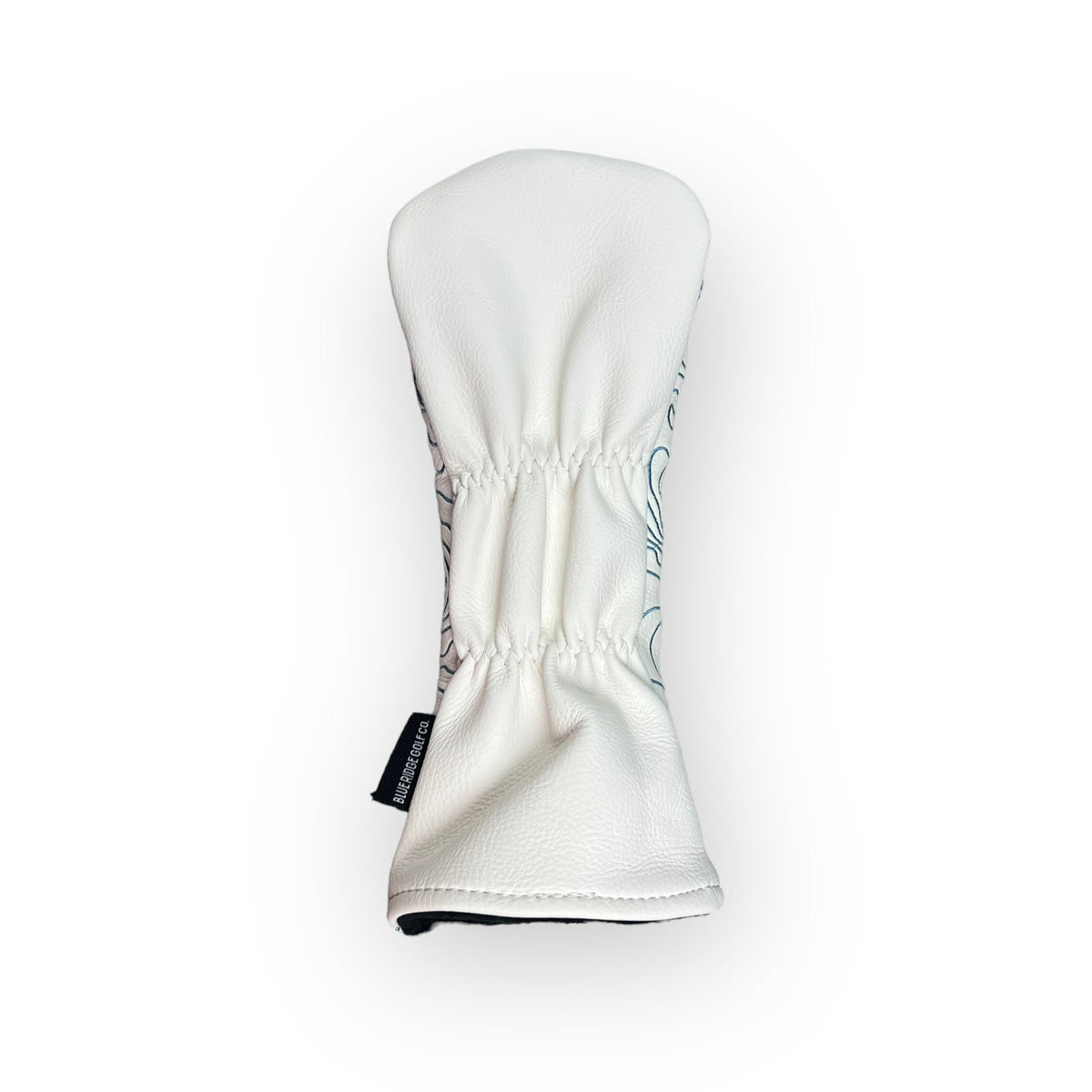 Topographic Edition - Pure White / Embroidered Carolina Blue
