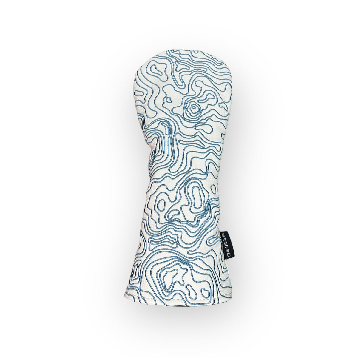 Topographic Edition - Pure White / Embroidered Carolina Blue