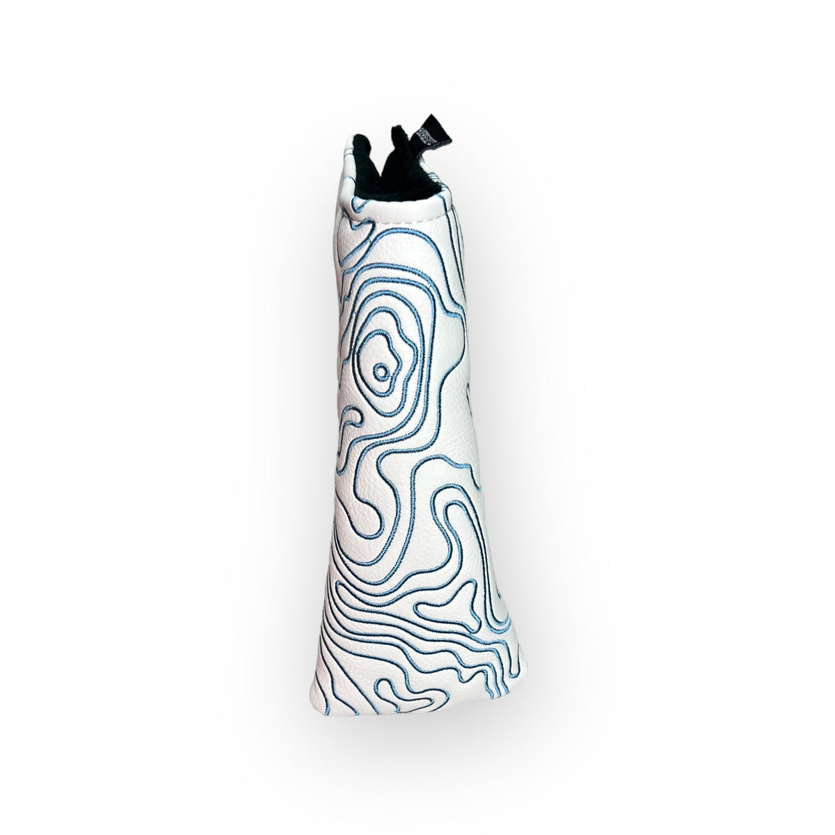 Topographic Edition - Pure White / Embroidered Carolina Blue