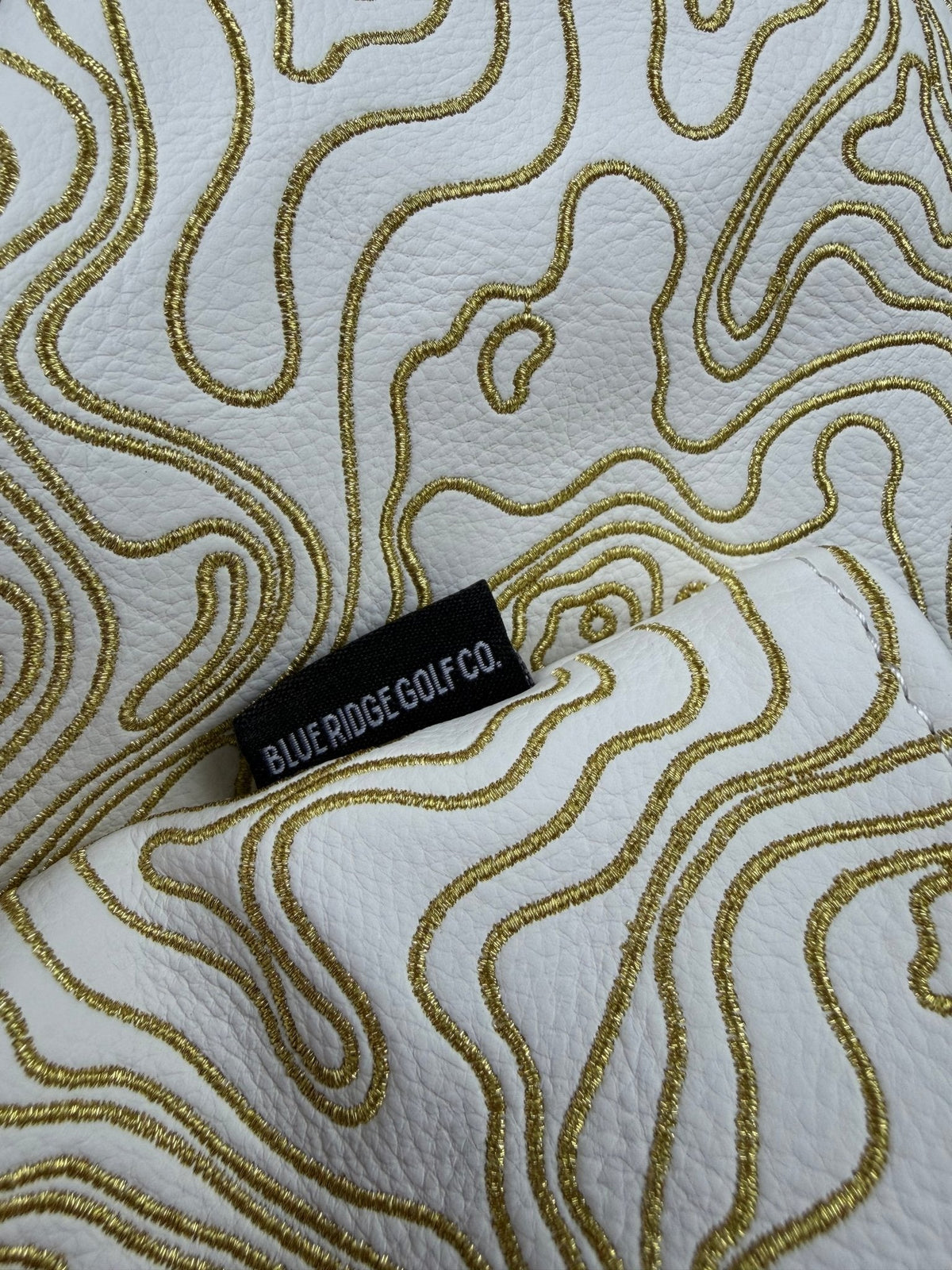 Topographic Edition - Pure White / Embroidered Sunrise Gold