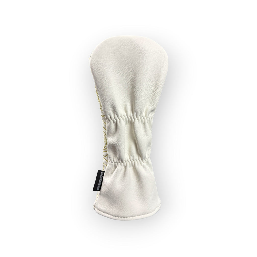Topographic Edition - Pure White / Embroidered Sunrise Gold