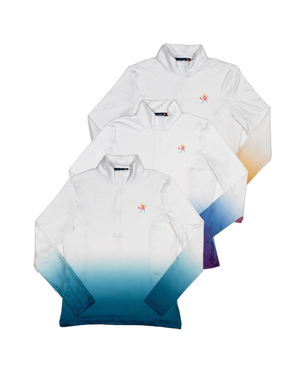 Women's Dip Dye Performance 1/4 Zip Pullover