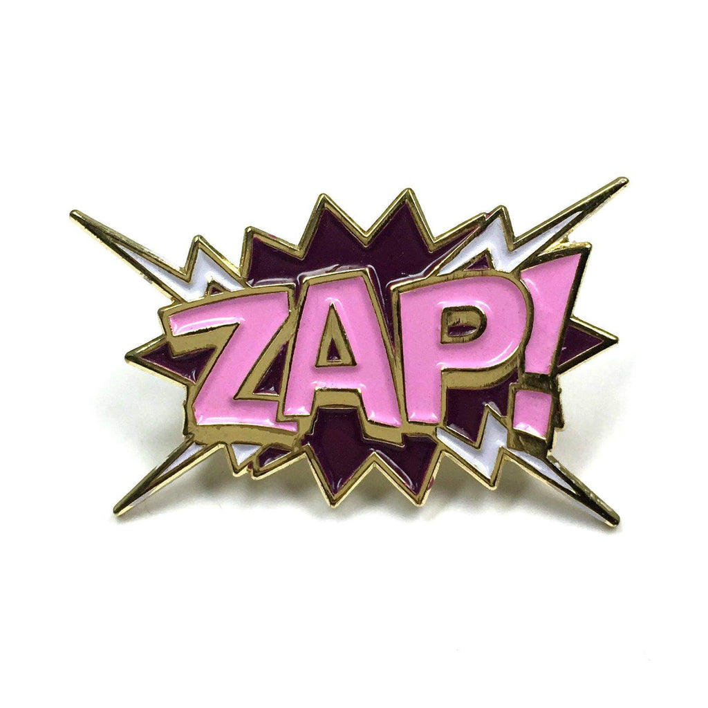 "ZAP!" Pop Art Pin